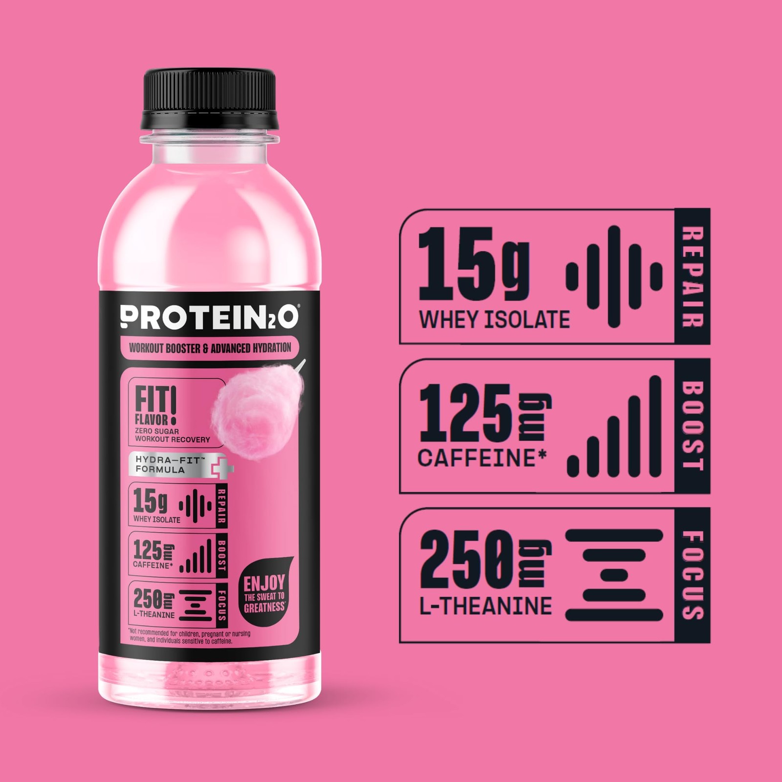 Protein2o 15g Whey Protein Isolate Hydration Drink 16.9 Fl Oz (Pack of 12)