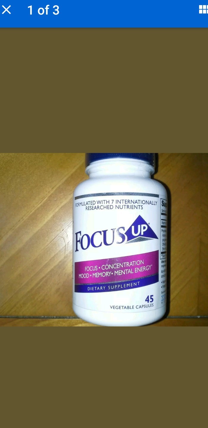 Focus Up For Memory, Concentration, Mood ,Mental Energy . Xooma pre workout