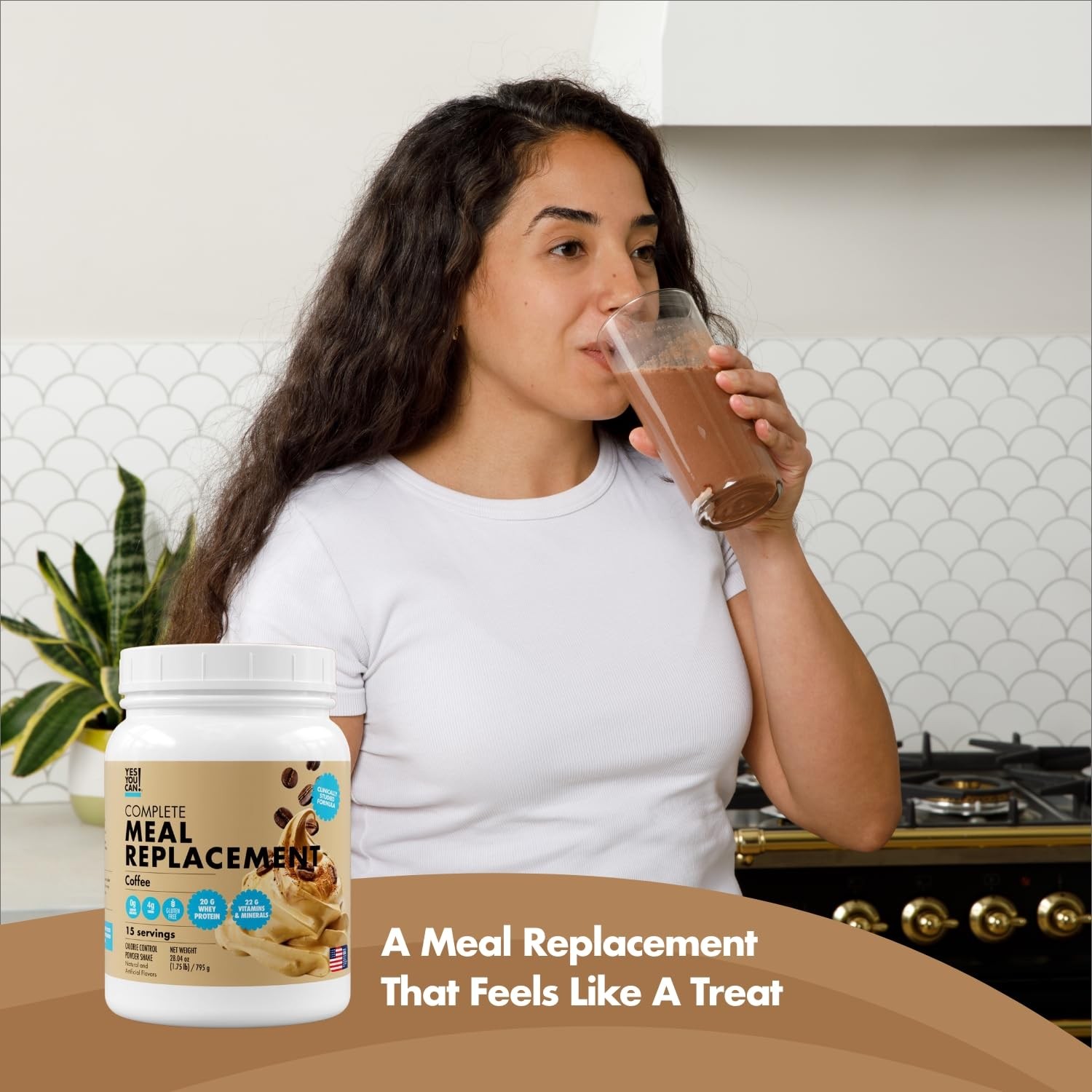 Yes You Can! Yes You Can Meal Replacement Shake – 20G Protein 4G Fiber 21