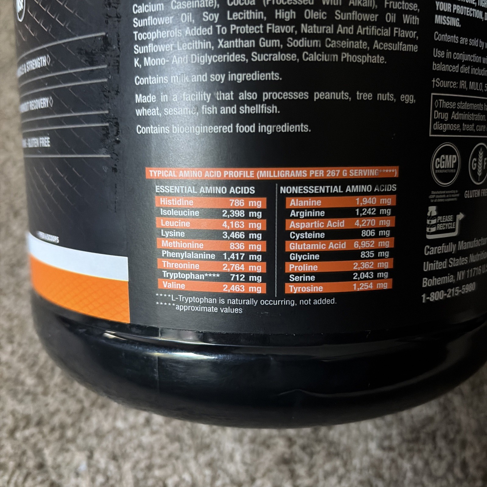 Body Fortress Super Advanced Mass Gainer Chocolate 4 Lb Protein Powder 11/2026
