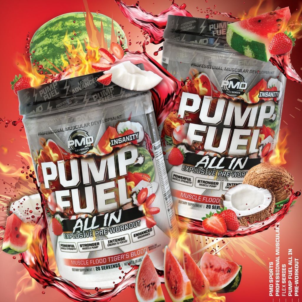 Pump Fuel ALL IN Insanity Ultimate Muscle Pump Supplement & Pre Workout Powder