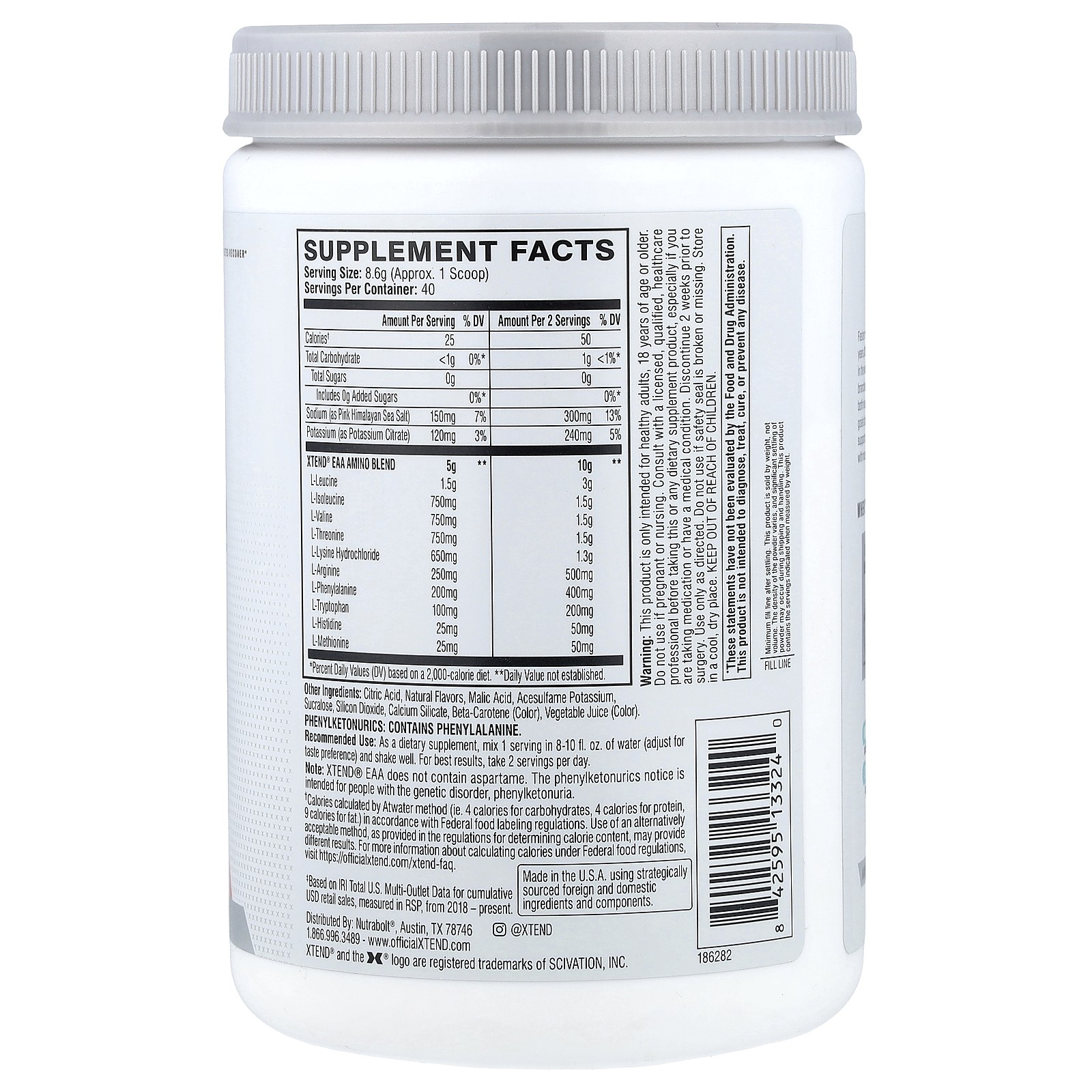 EAA, Blood Orange, 12 oz (340 g)