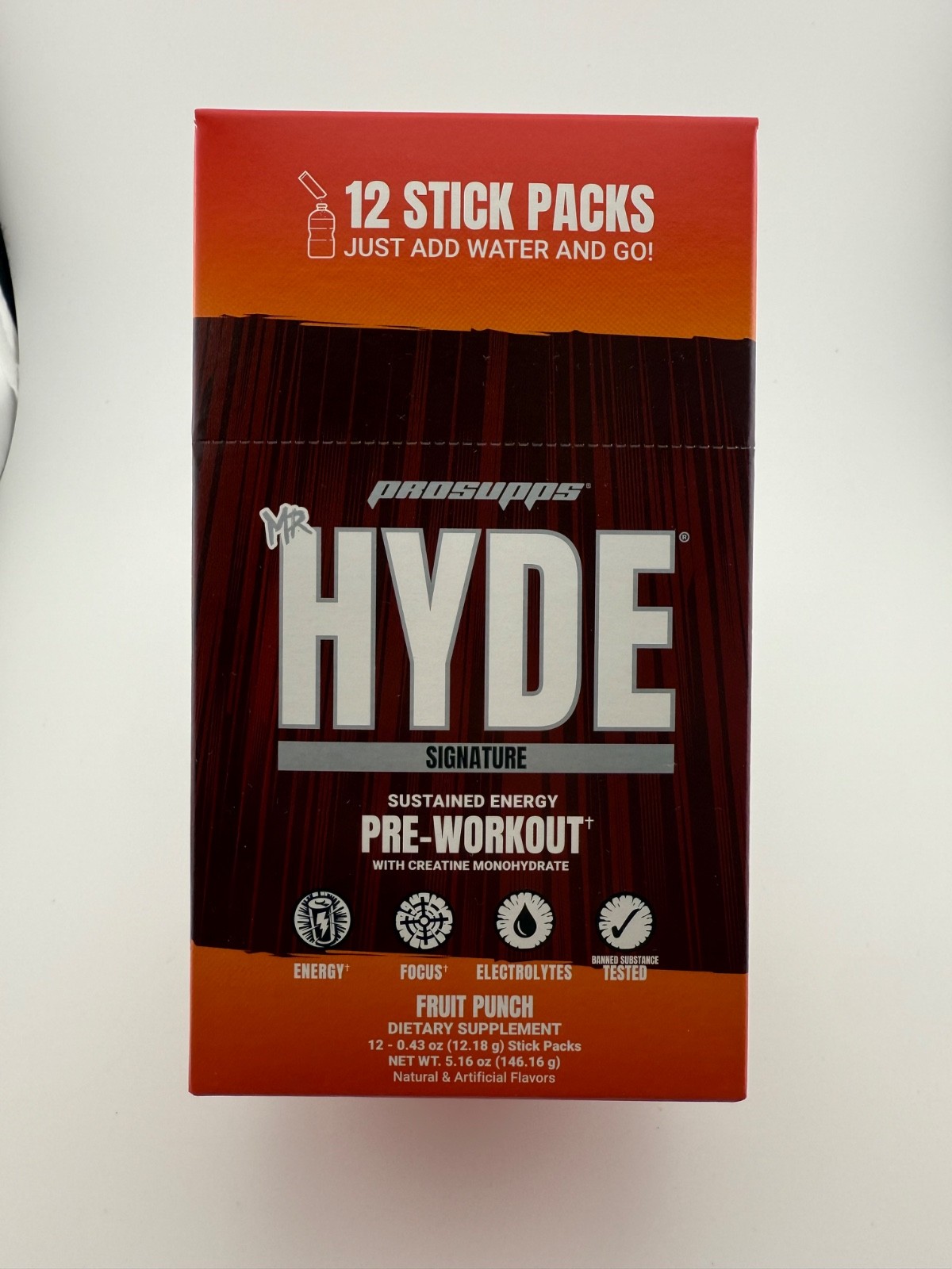 ProSupps Mr. Hyde Signature Pre Workout Drink Mix 12 Ct. Fruit Punch