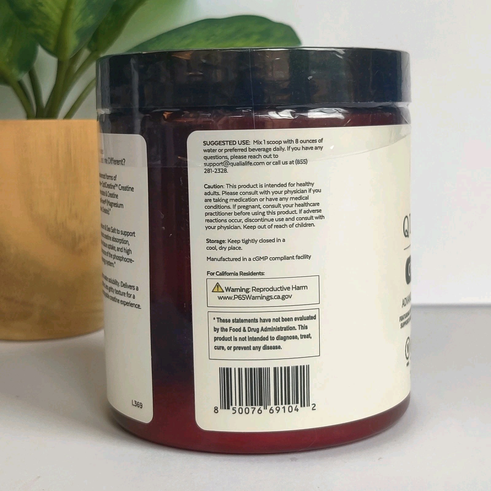 Qualia Creatine + Advanced Creatine Complex – 5.6 oz Magnesium 9/2027 NEW SEALED