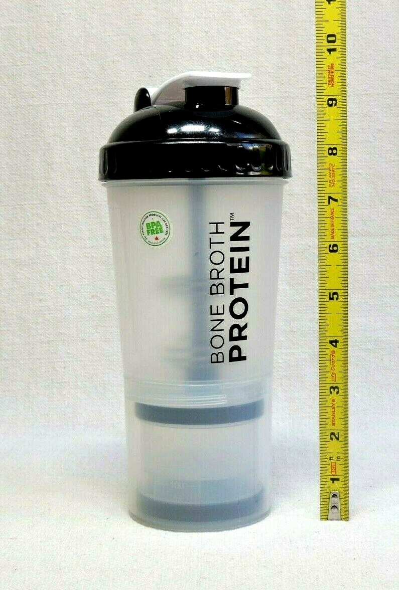 Drinking Bottle, Size LARGE, BPA Free, with Logo: bone-broth Protein, NEW