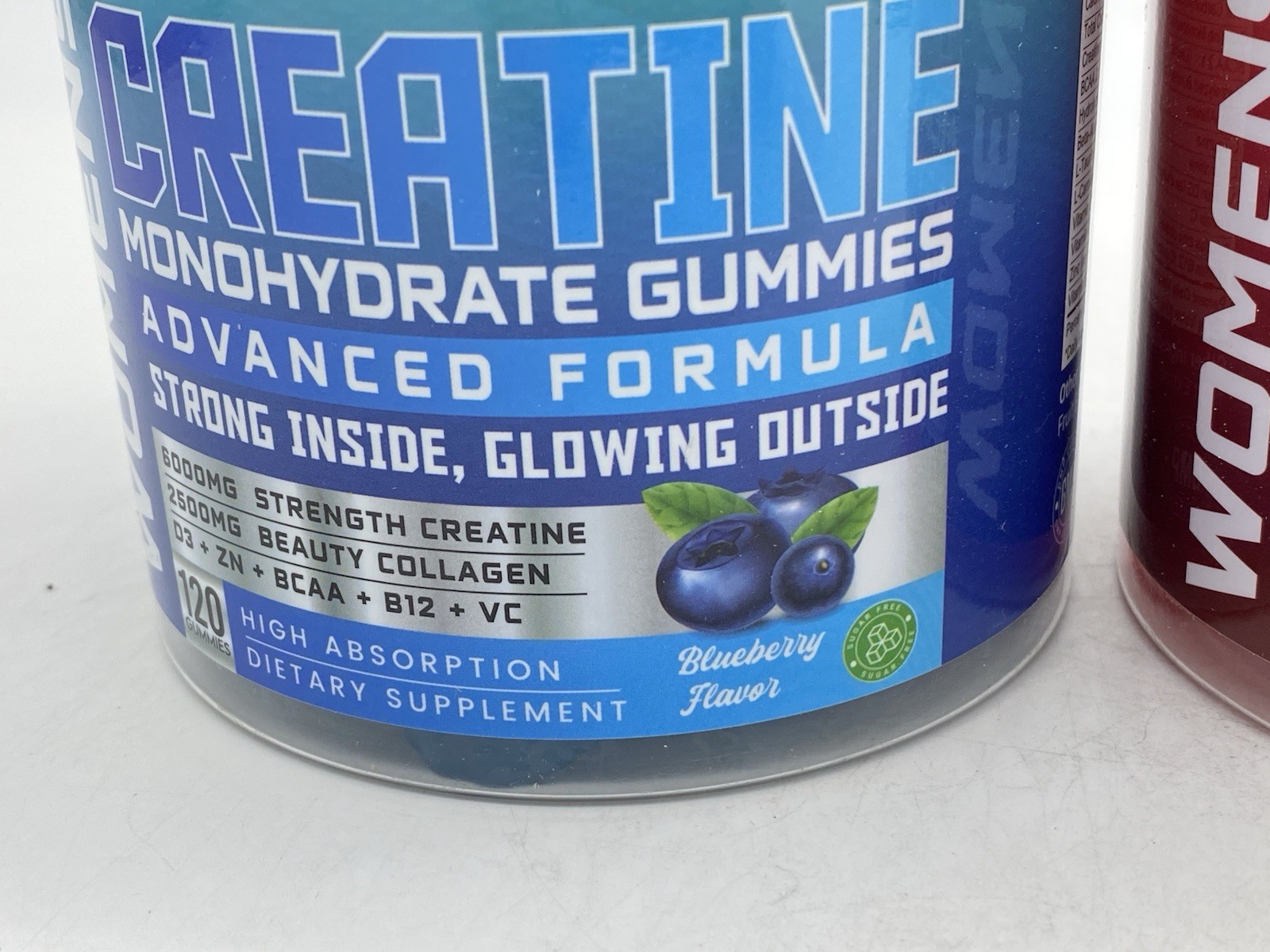 Cnthdi Creatine Monohydrate Gummies Blueberry & Cherry 6000mg 120 Ct. Each