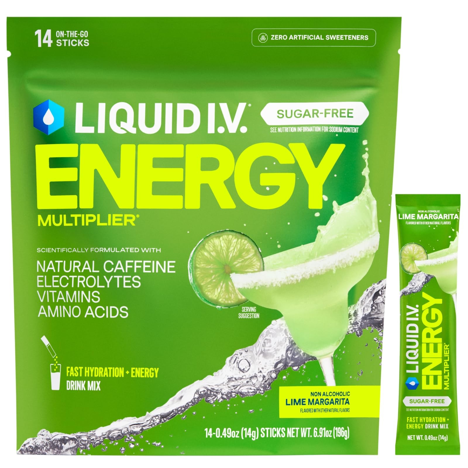 Liquid I.V. Hydration – Powder Drink Mix 1 Pack 14 Servings