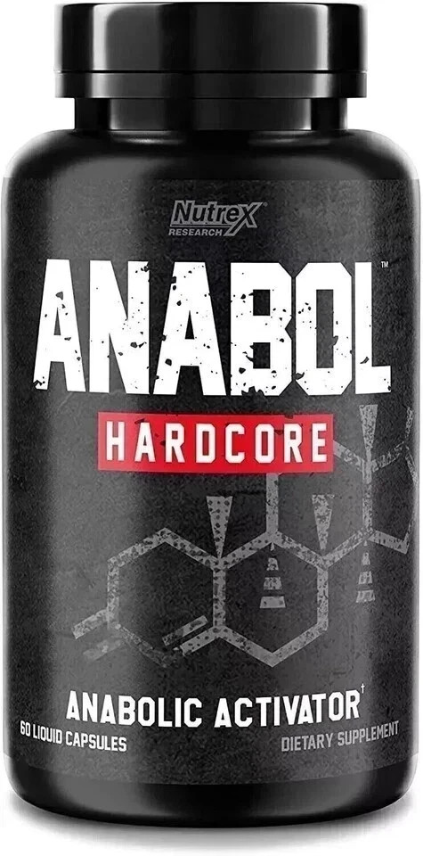 Nutrex Research Anabol Hardcore Anabolic Activator,Muscle Builder 60 Capsules