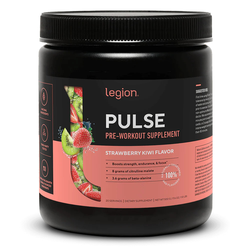 Pulse Pre-Workout Supplement Naturally Sweetened And Flavored