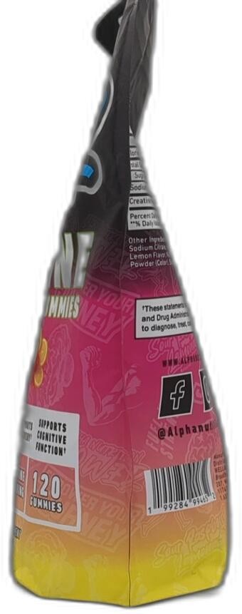 *2027-6-1* Creatine Monohydrate Gummies 5g – Raspberry Lemonade Flavored