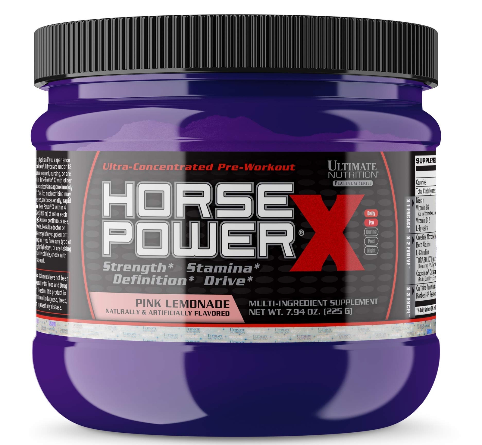 Ultimate Nutrition Horse Power X, Concentrated Pre Workout Supplement