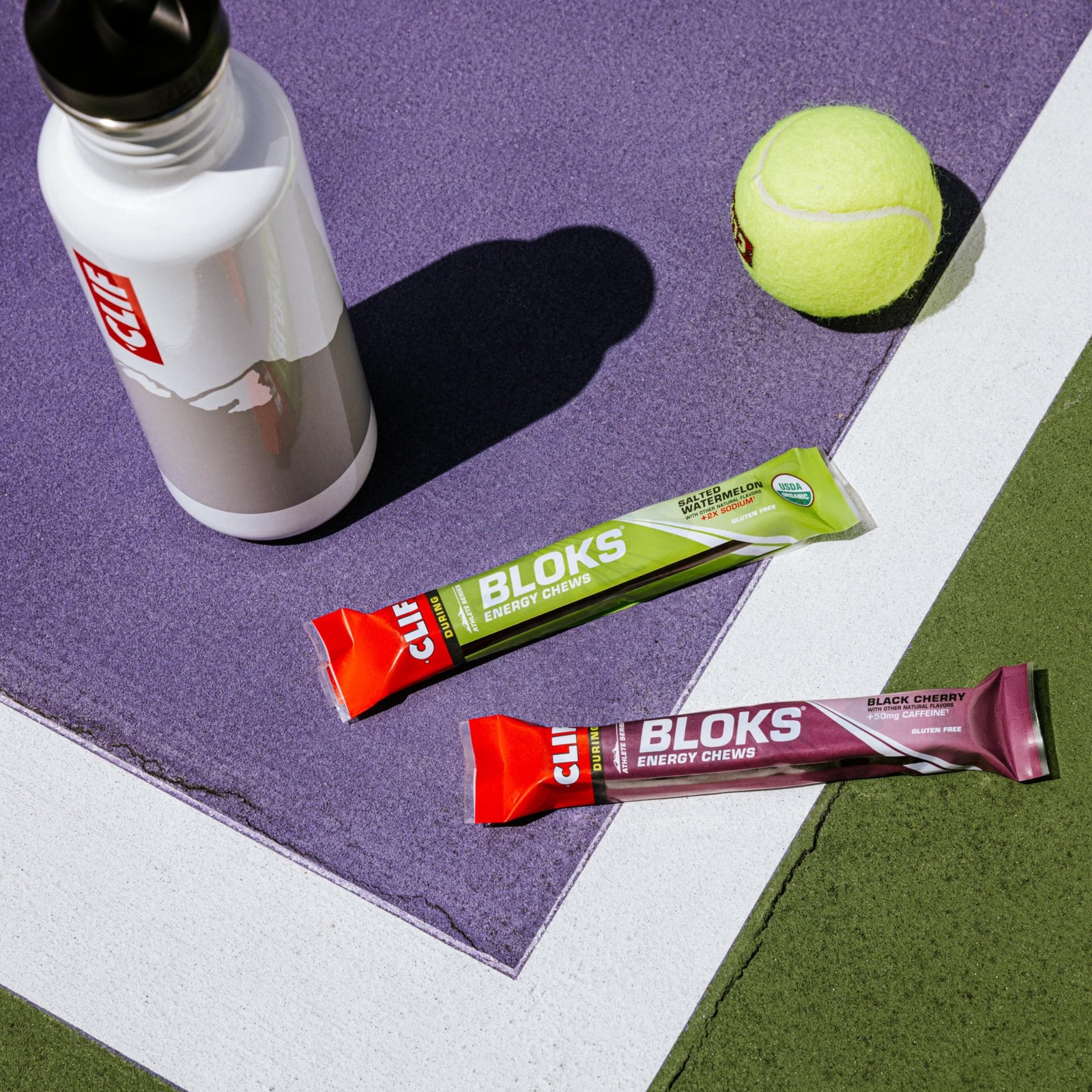 CLIF BLOKS – Strawberry Flavor – Energy 18 Count (Pack of 1),