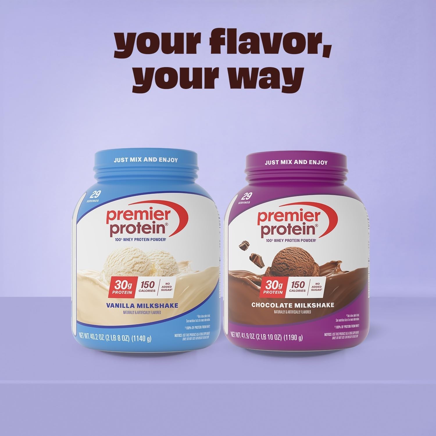 Premier Protein Powder,Chocolate Milkshake,30g Protein, No Sugar, (17 Servings)