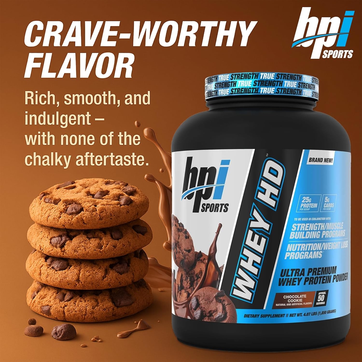 Whey HD Ultra Premium Protein Powder Isolate BPI Sports