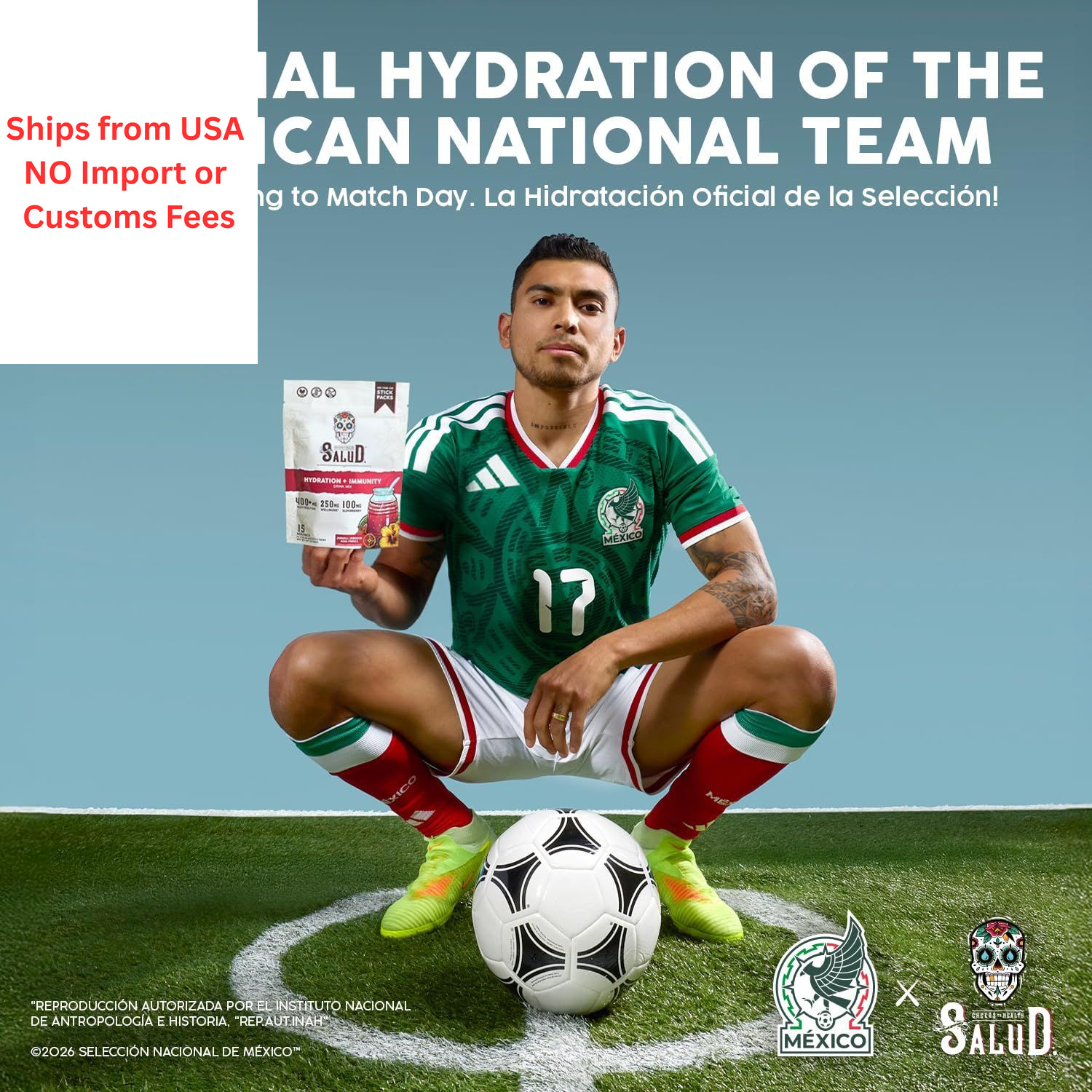 Salud 2-in-1 Hydration Packets + Immunity 0.21 Ounce (Pack of 15)