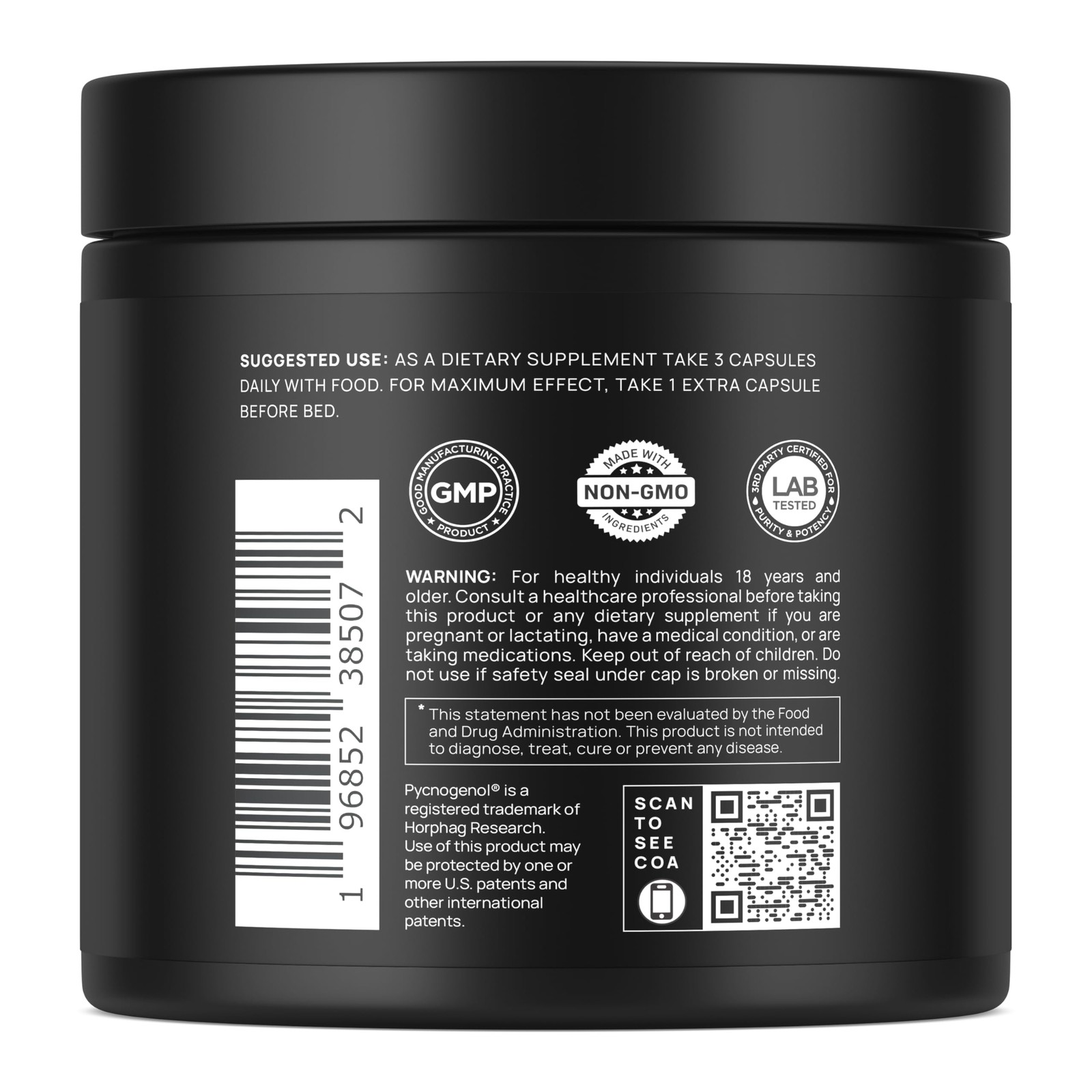 2,015mg Testosterone Booster for Men 8X Strength w. 1 Count (Pack of 90)