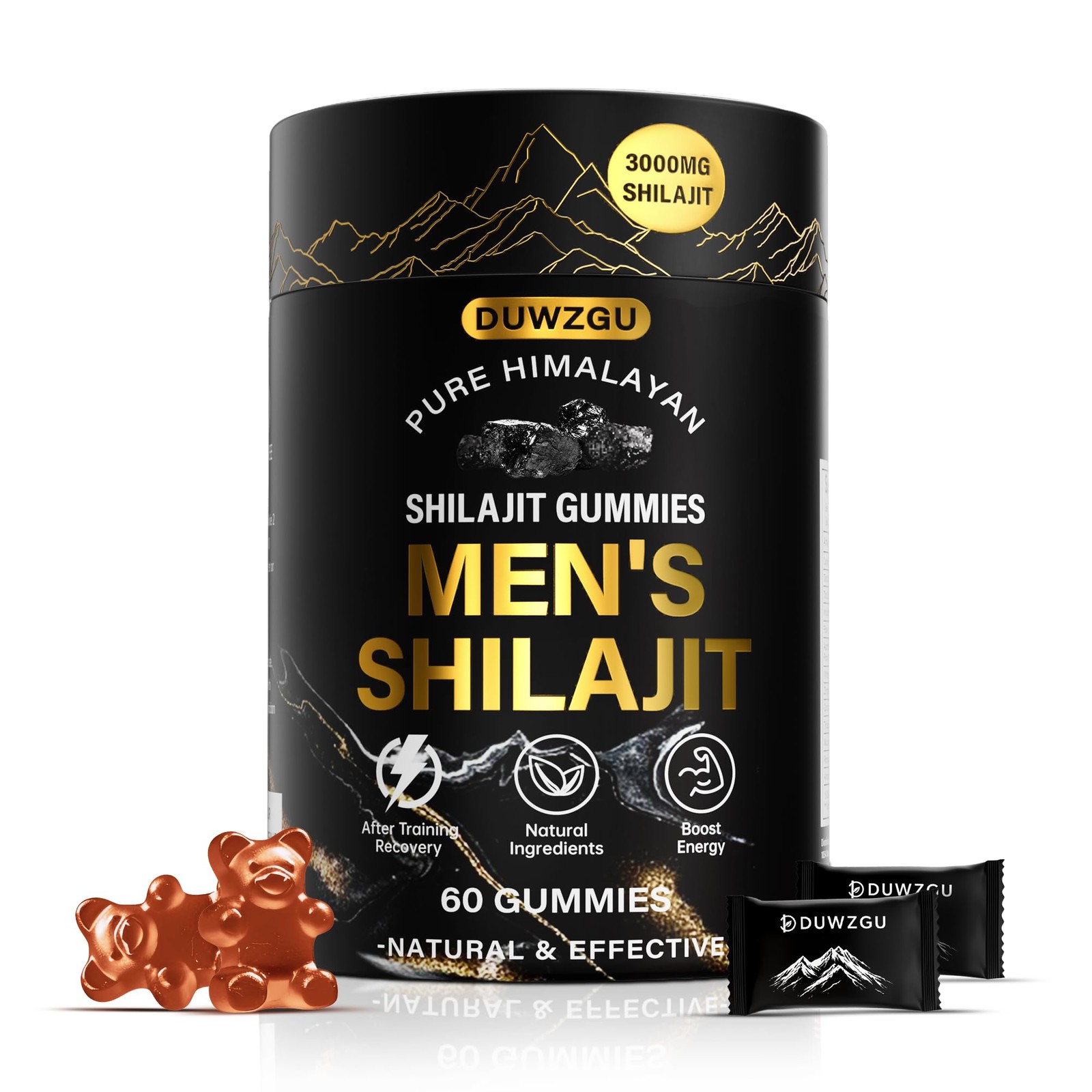 Himalayan Shilajit Gummies for Men & Women –100% Natural Organic Gold Gummies…