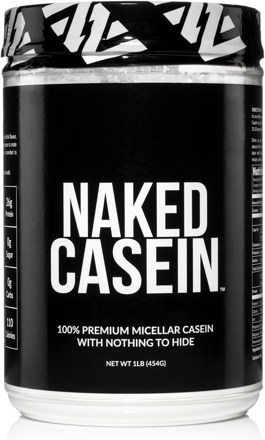 Casein – 1Lb Micellar Casein Protein – Bulk, Zero Carb, Gmo-Free, Gluten Free…