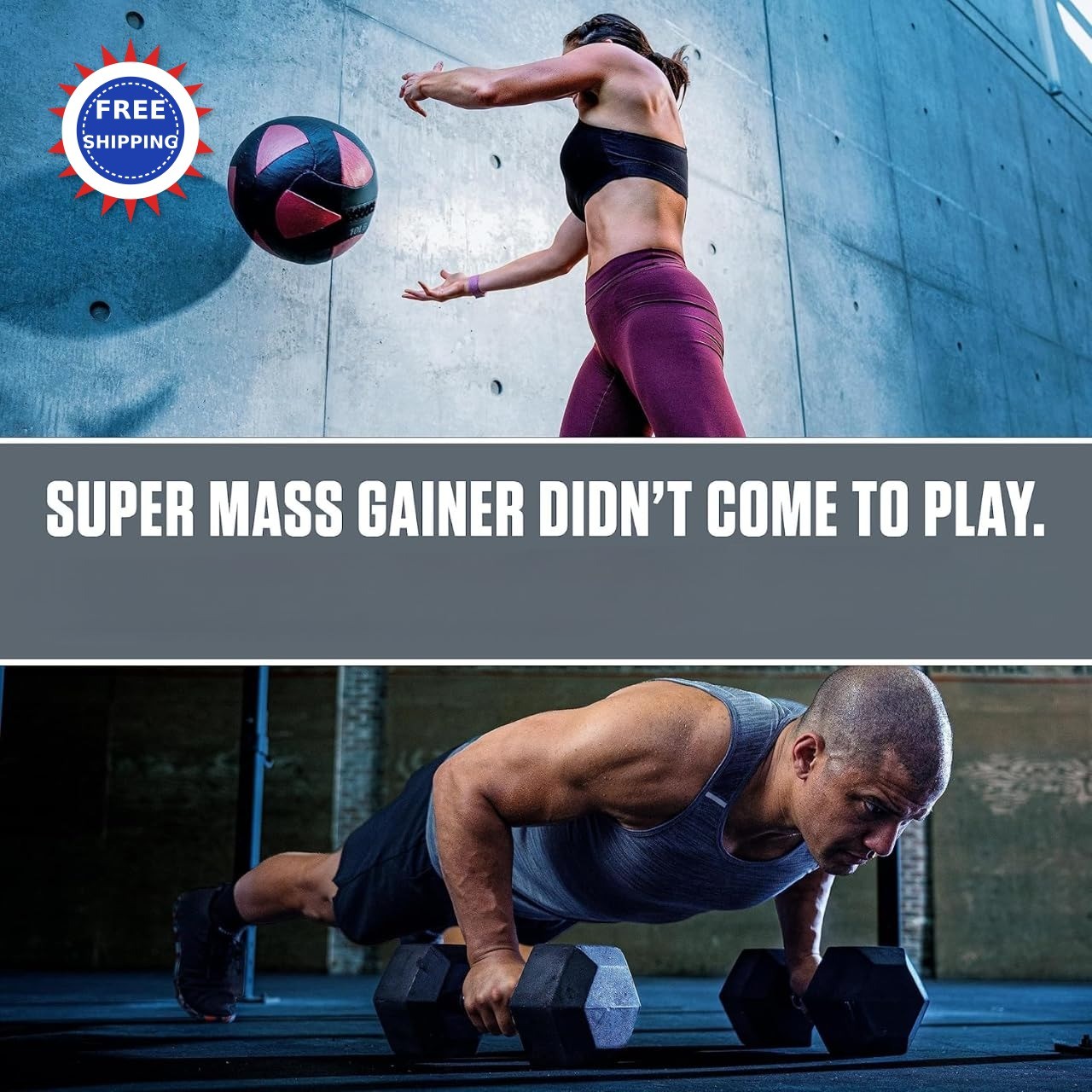 Dymatize Super Mass Gainer Protein Powder Gourmet Vanilla Creatine 1280 Calories