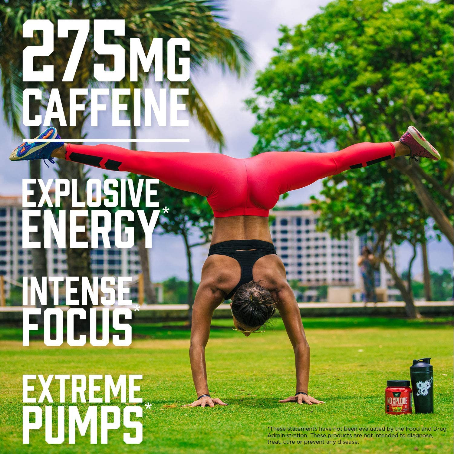 BSN N.O.-XPLODE Pre Workout Powder, Energy Supplement, Fruit Punch, 30 Servings