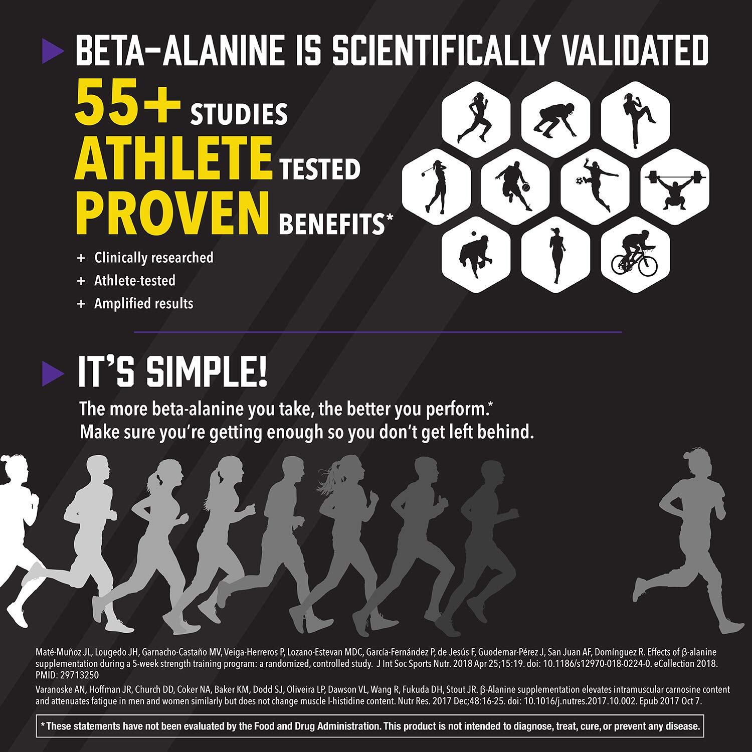 NOW Sports Beta Alanine Powder 250 Servings Muscle Endurance Supplement