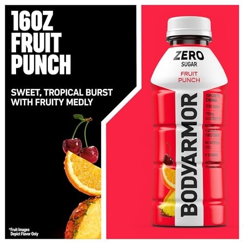 Electrolyte Drink Fruit Punch Zero Sugar 12 Pack 16 Fl Oz Antioxidant Hydration