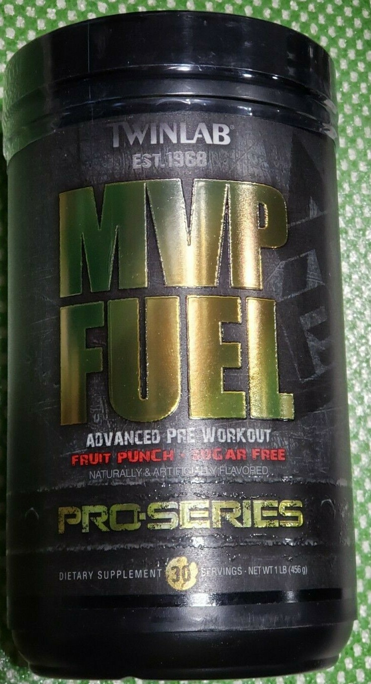TwinLab MVP FUEL Advanced Pre-Workout Pro Series – 30 Serv Fruit Punch – 6/2024