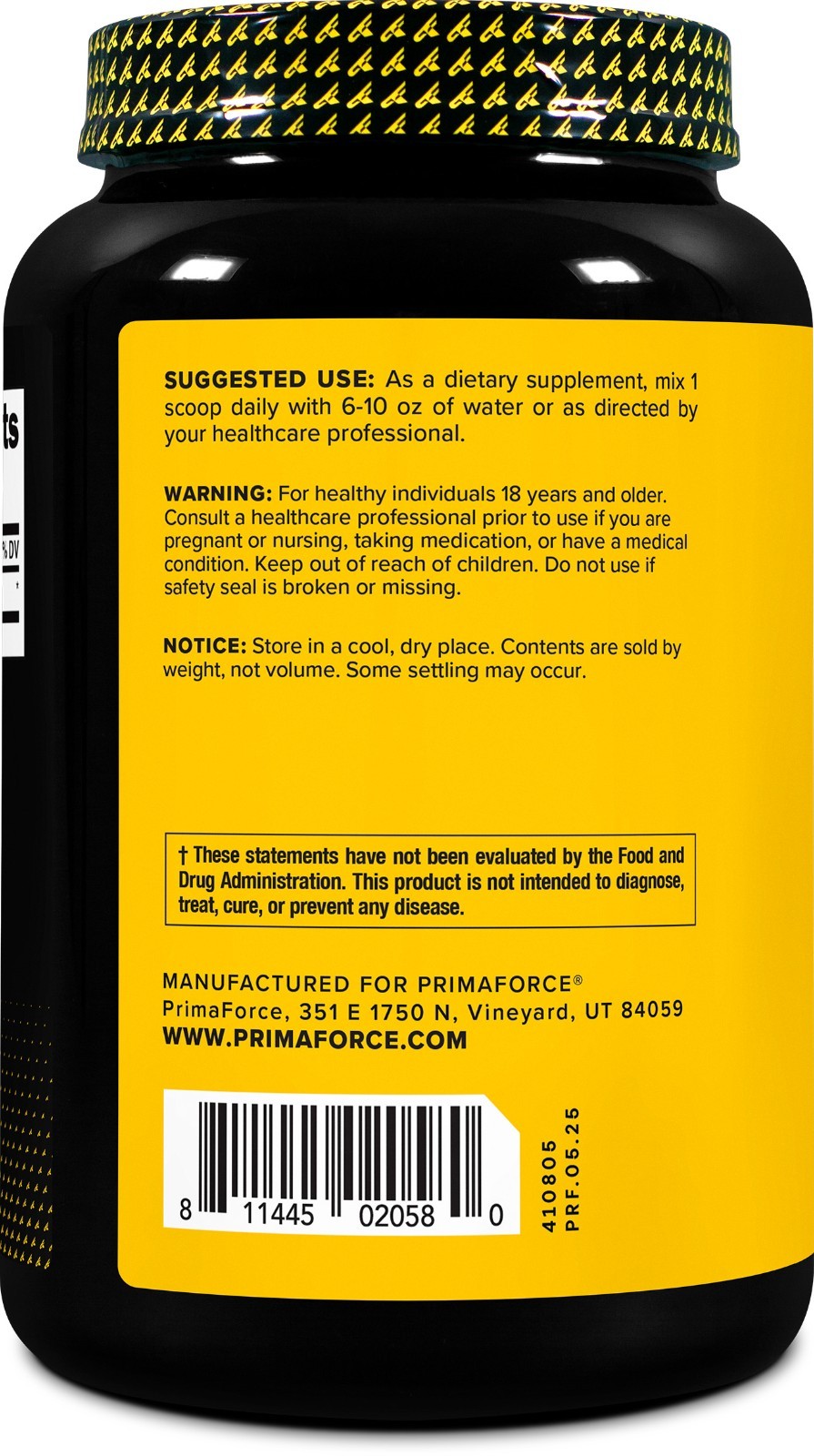 PrimaForce L-Leucine Powder 1000 Gram (1 KG) Dietary Supplement