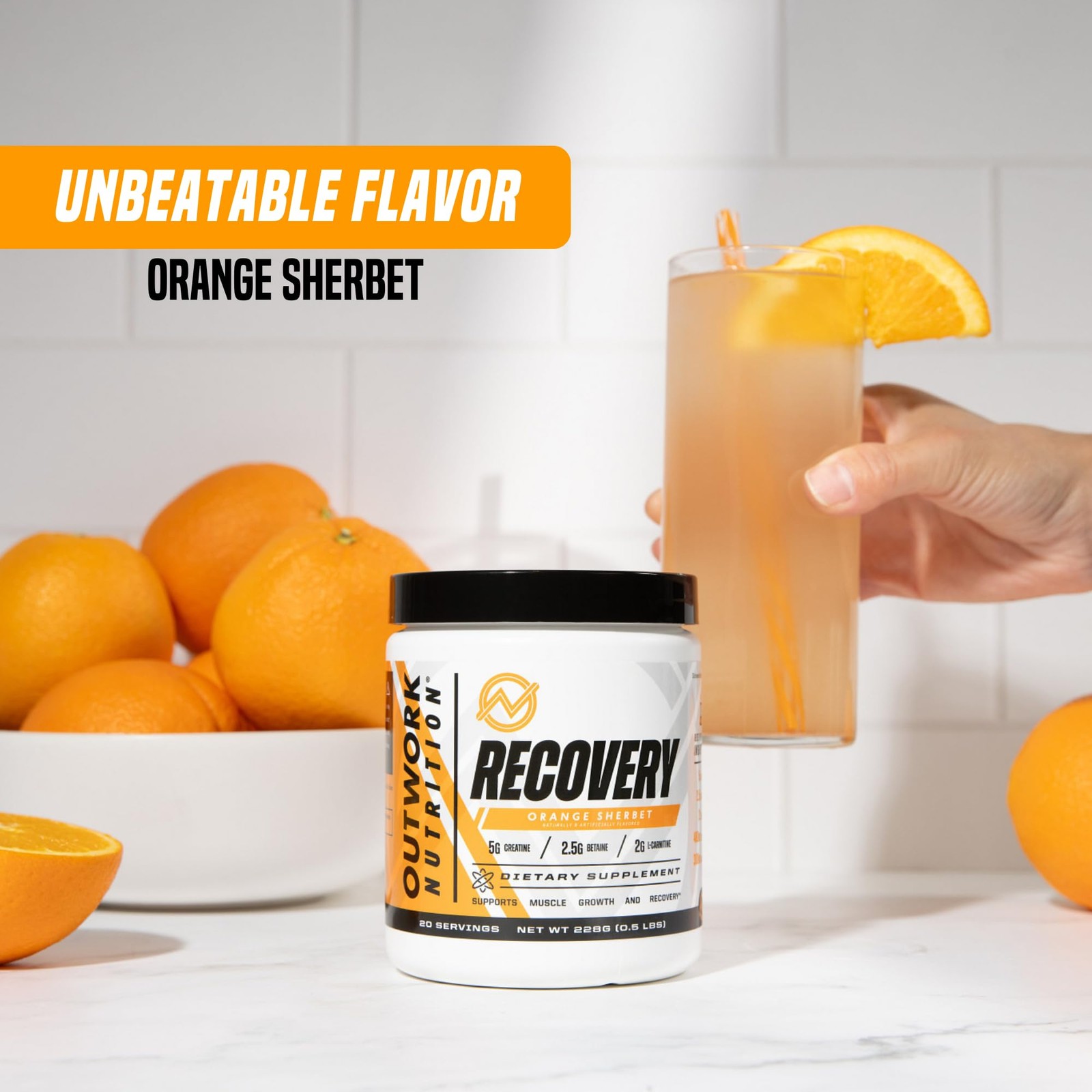 Post Workout Recovery Powder – Creatine Monohydrate, KSM-66 Ashwagandha & Tar…