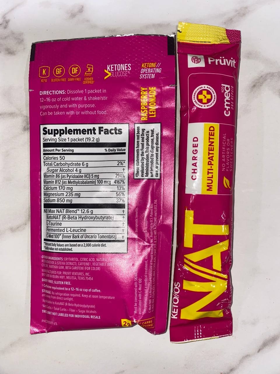 🔥Ketones Pruvit Ketone NAT Pick Your Flavor MUST BUY 5 PACKS🔥