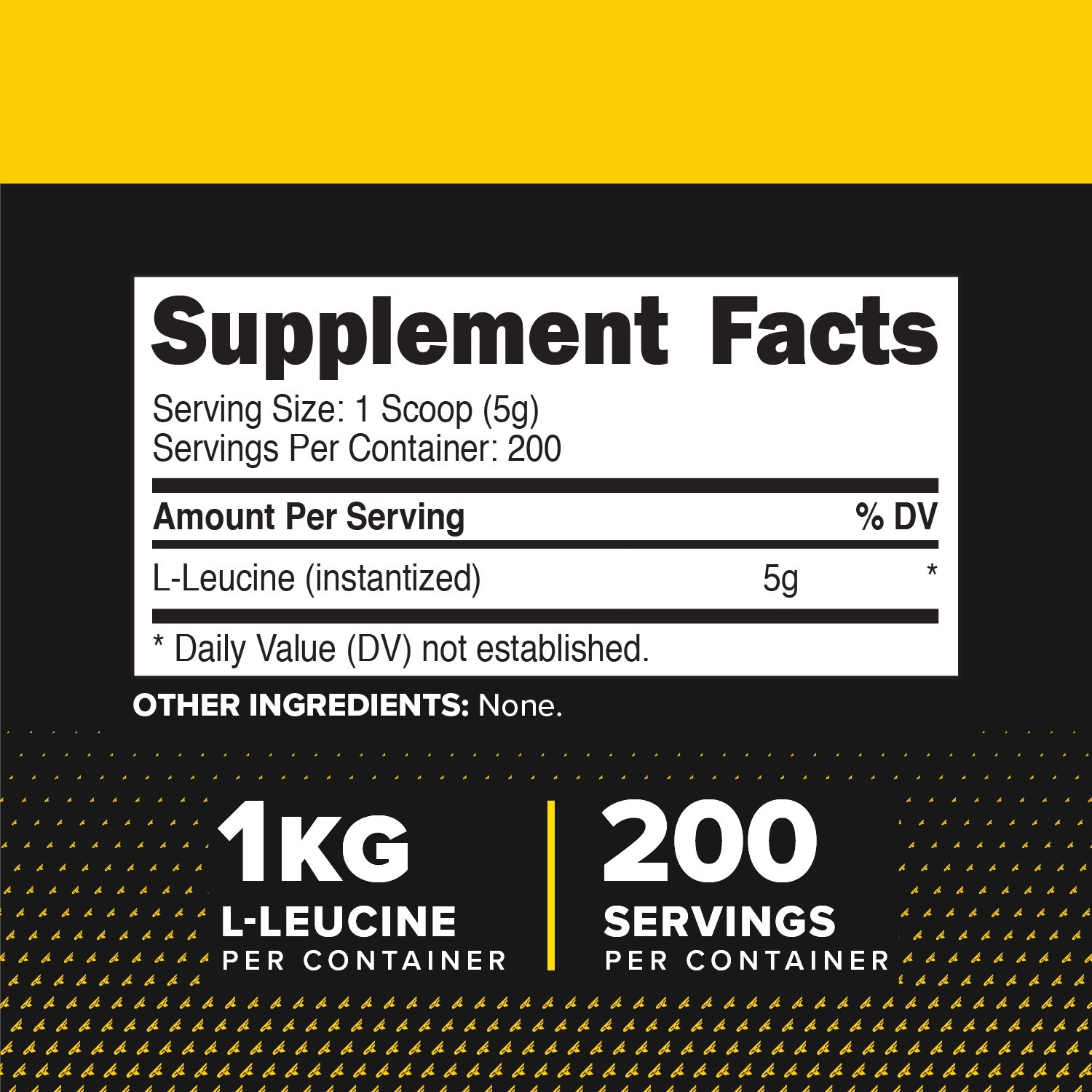 PrimaForce L-Leucine Powder 1000 Gram (1 KG) Dietary Supplement