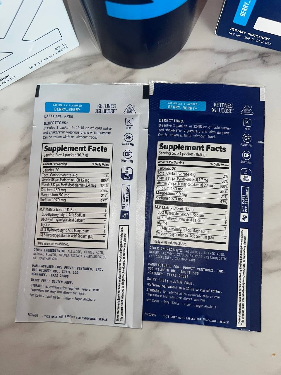 🔥Ketones Pruvit Ketone NAT Pick Your Flavor MUST BUY 5 PACKS🔥