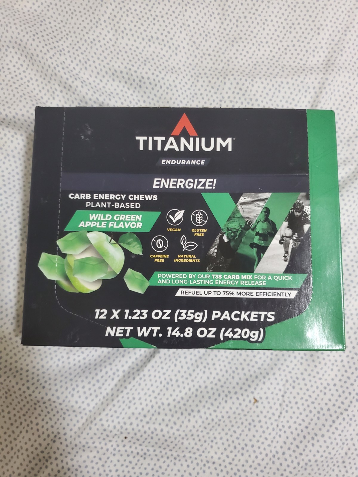 Energy carb chews Titanium Endurance 12 Pk