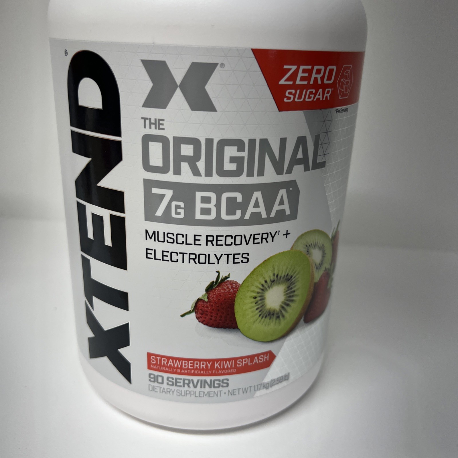 Xtend Original BCAA Muscle Recovery + Electrolyte, Strawberry Kiwi, EXP: 08/2027