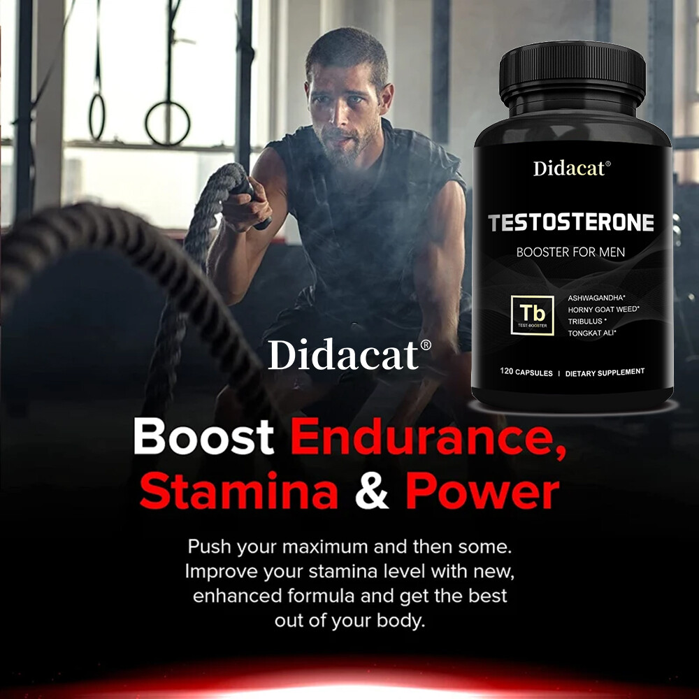 Natural Testosteron Booster Increase Energy Improve Muscle Mass Strength Growth