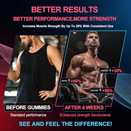 Creatine Monohydrate Gummies 5g 120ct Strength Energy Muscle Growth