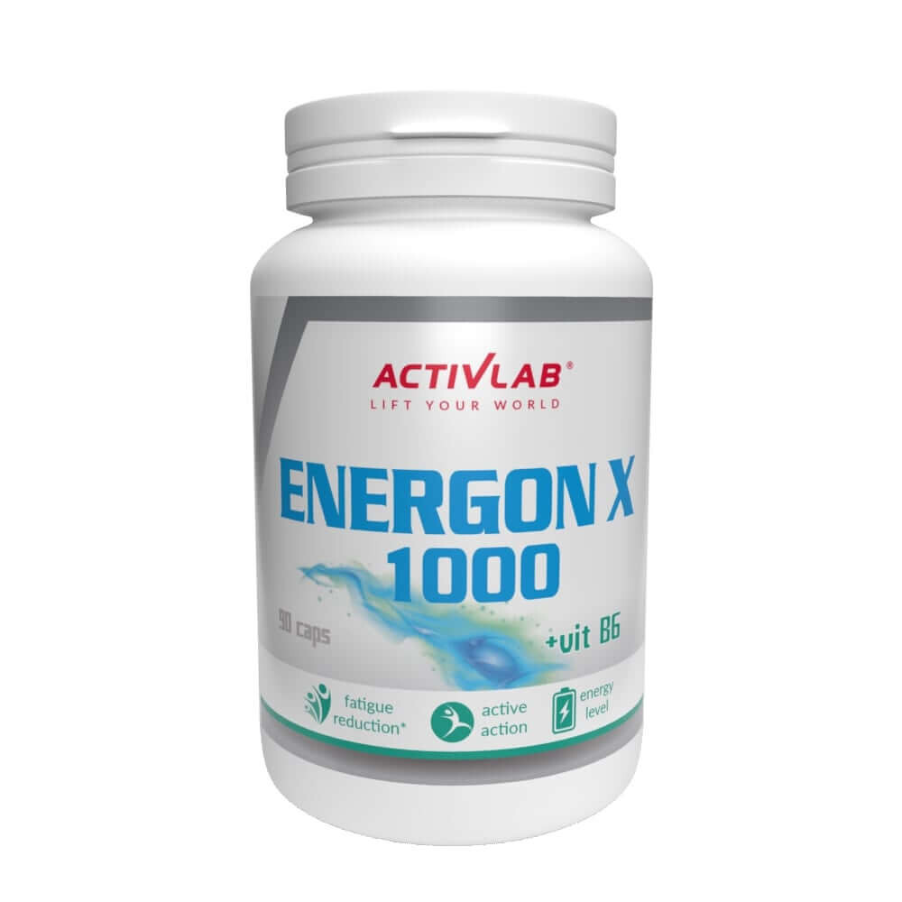 Energon X 90-270 Caps. Guarana Ginseng Taurine Magnesium Vitamin B6 Energy Pills