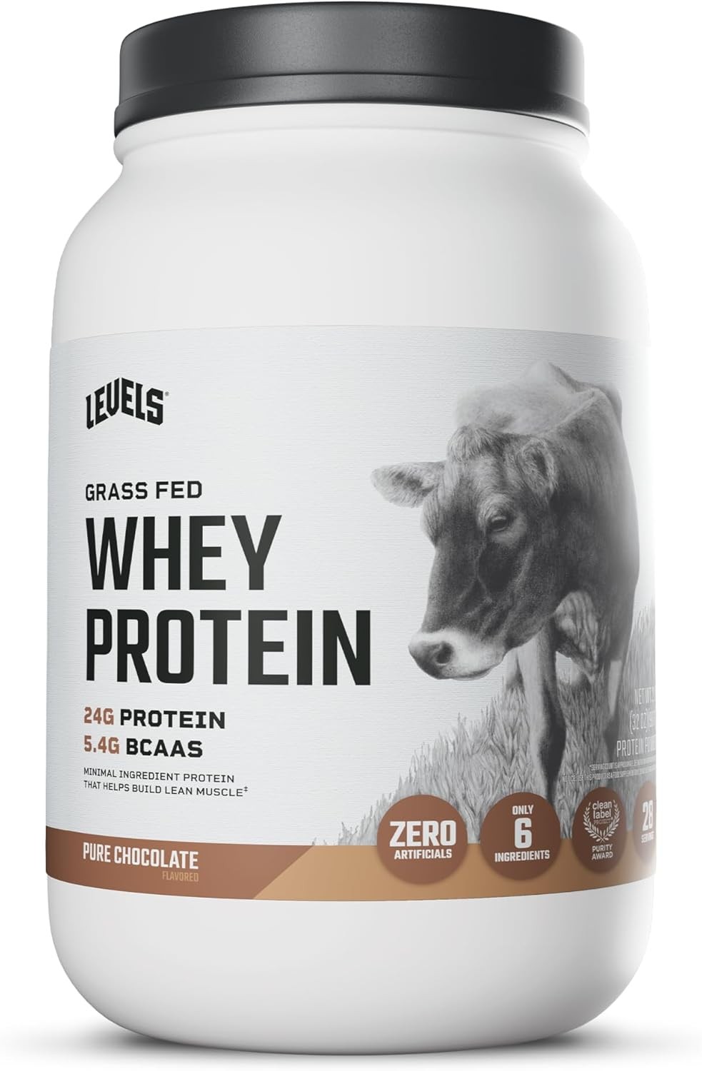 Whey Protein Powder 1LB Double Chocolate BCAA Clean No Sugar Proteina Suplemento