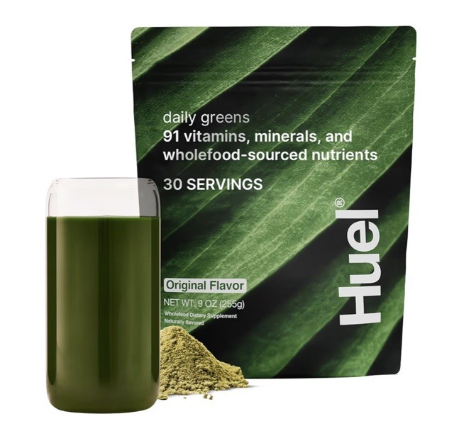 HUEL DAILY GREENS SUPERFOOD Powder 9 oz ( 30 Servings ) Original Flavor BY 12/26