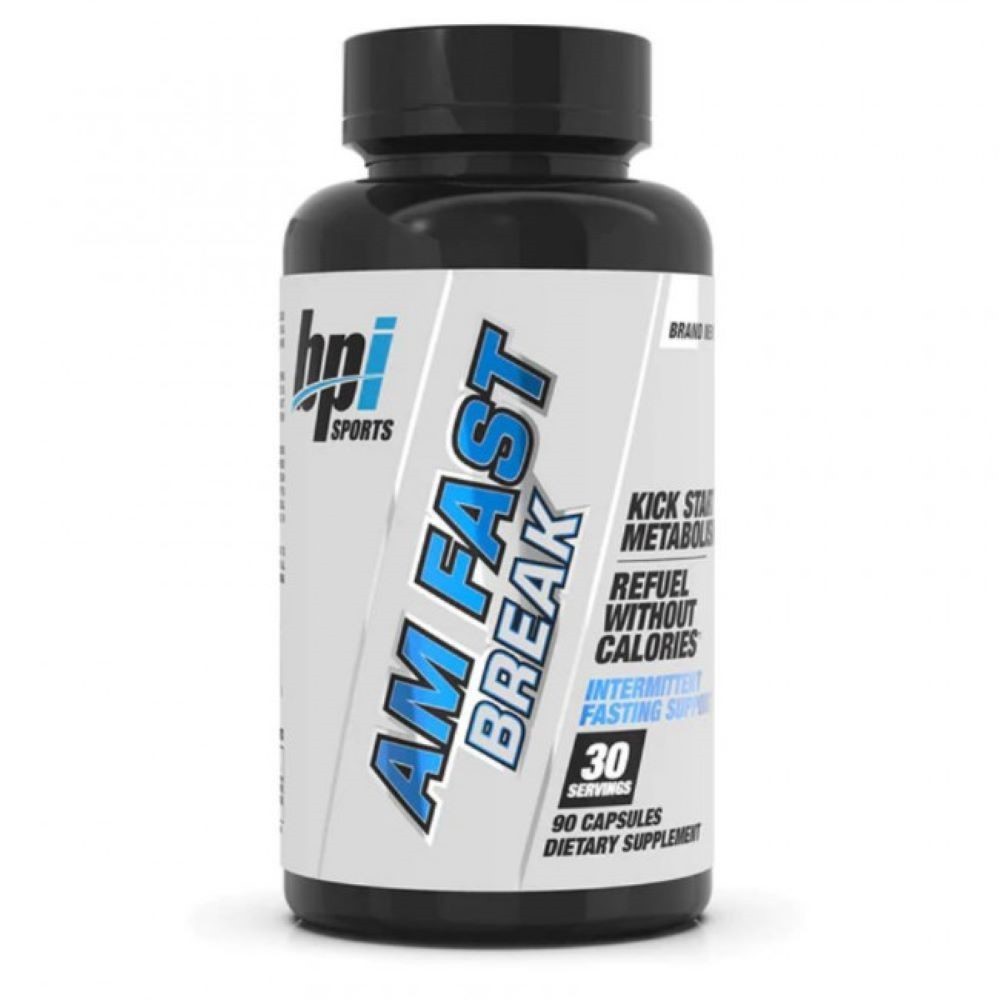 Lot of 12 BPI Sports AM Fast Break Great for Intermittent Fasting & Keto 90 Caps
