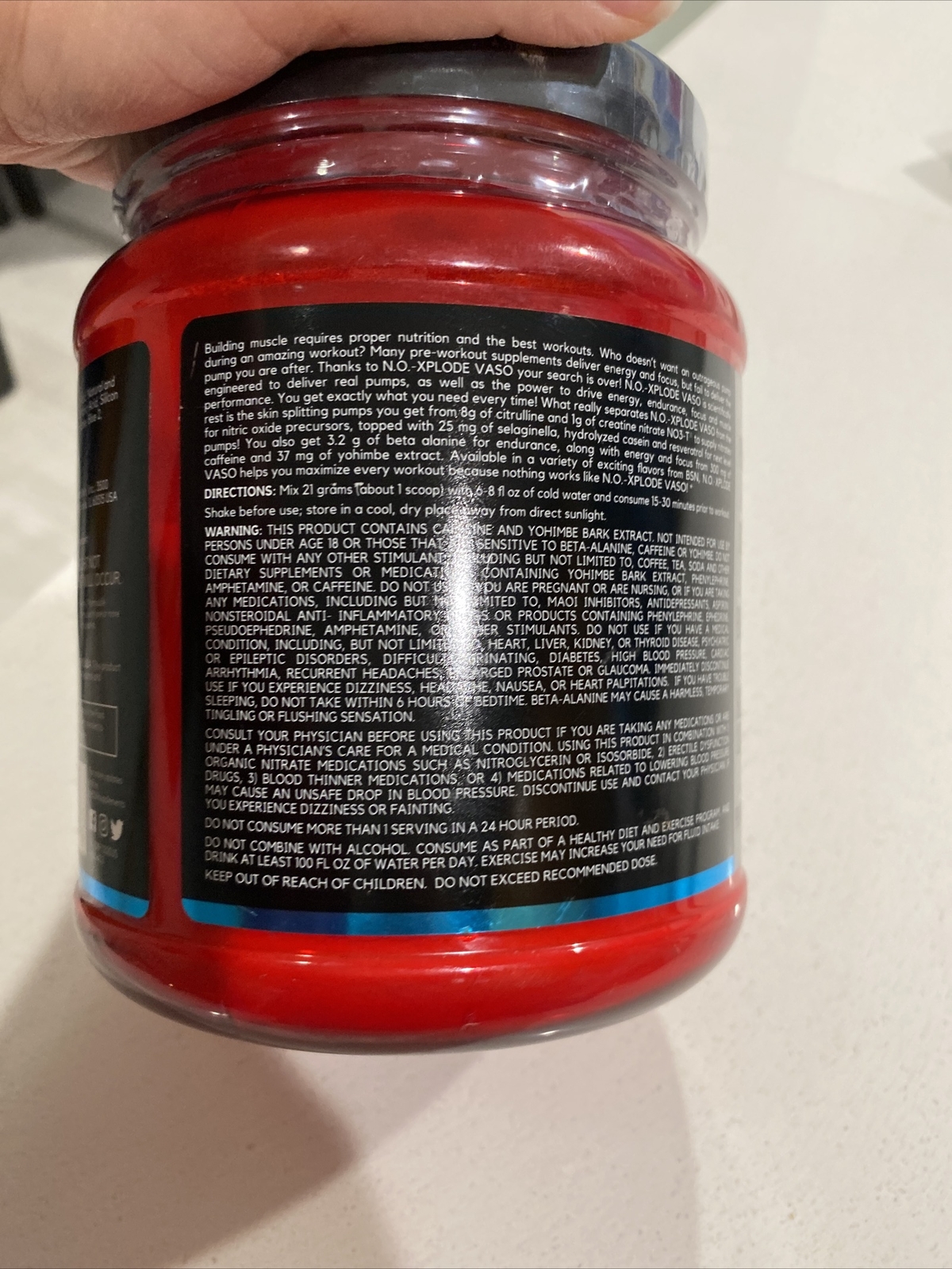 BSN N.O.Xplode VASO Pre-Workout 24 Servings Energy NO Pump Focus PICK FLAVOR