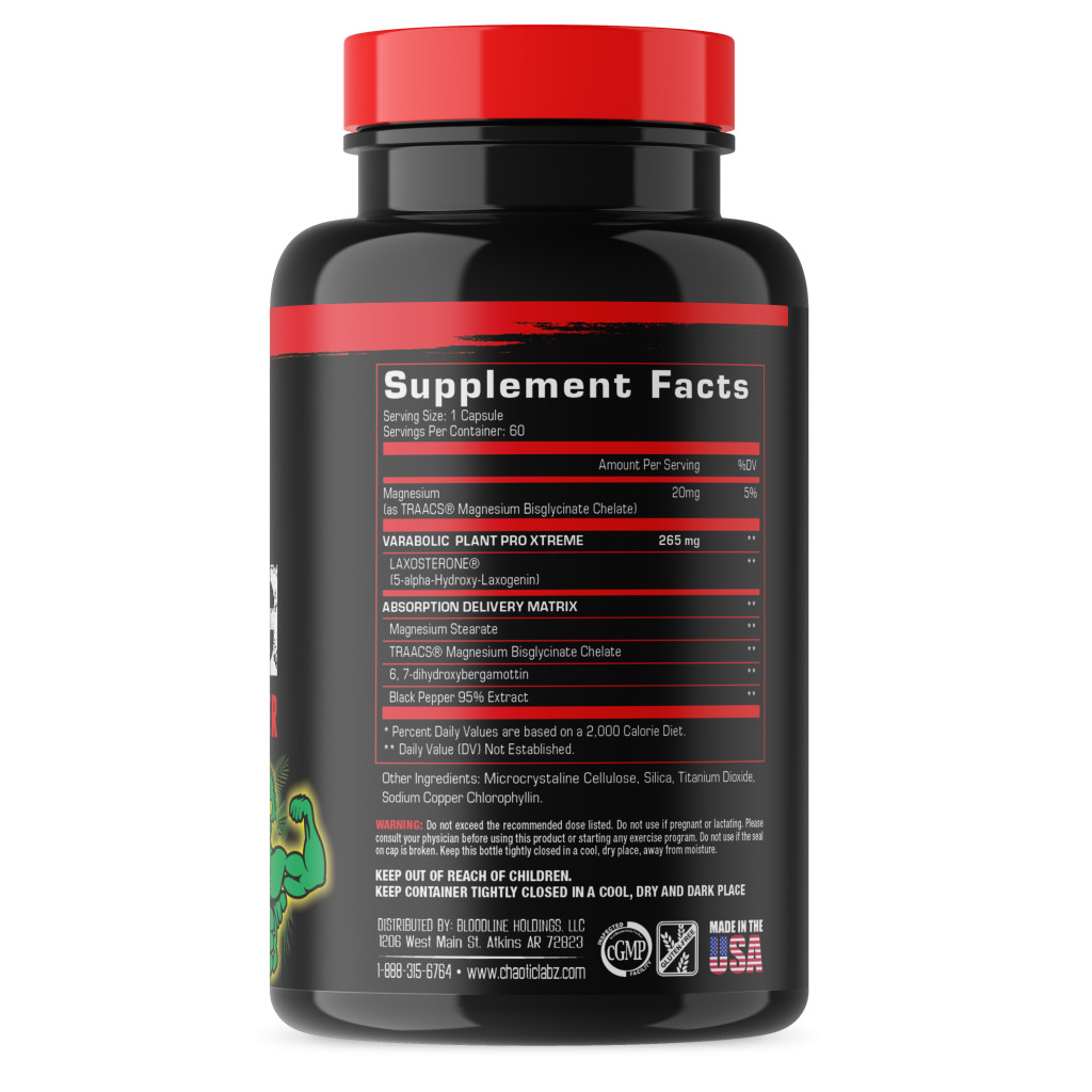 Chaotic Labs VARABOLIC Legal Plant Base builder 60ct