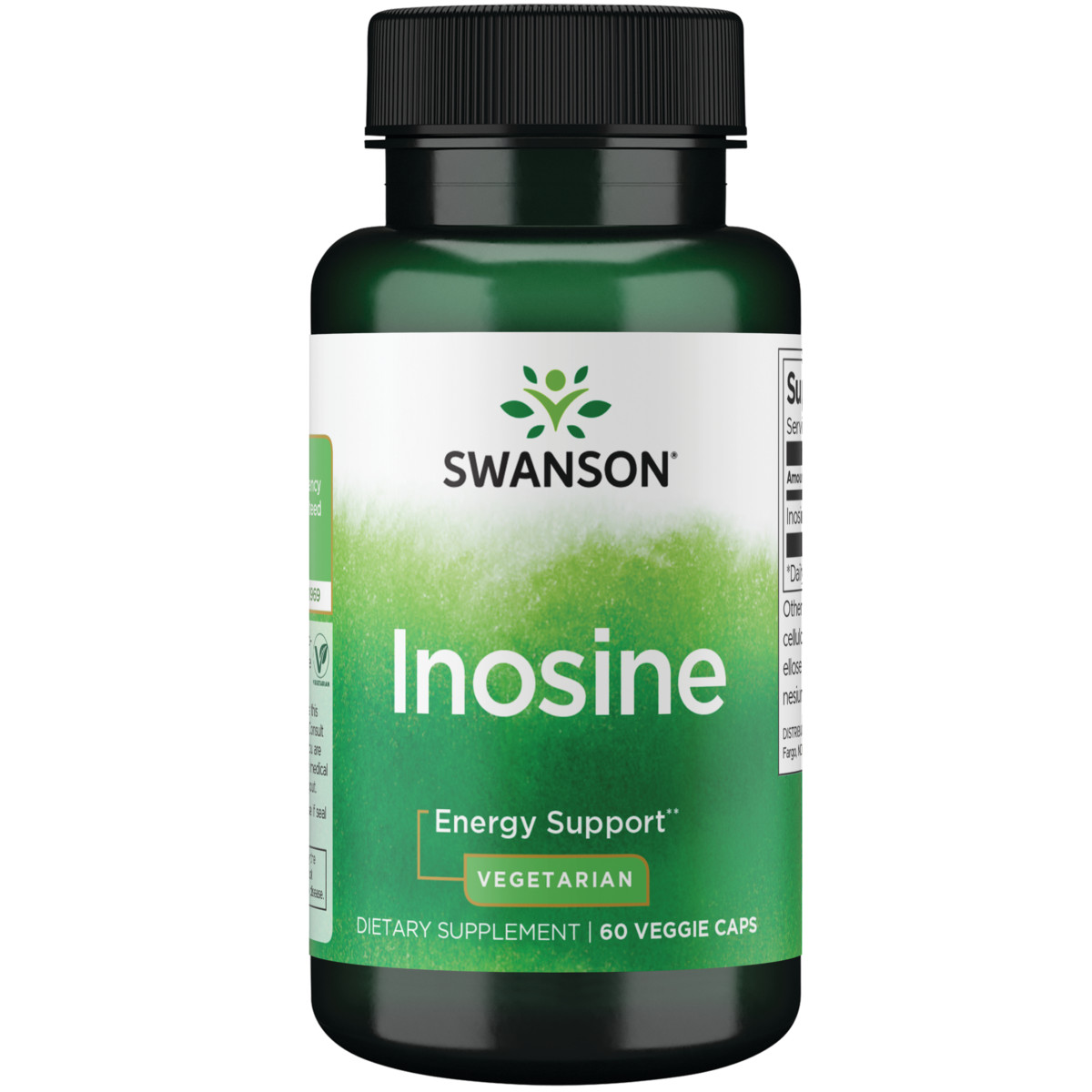 Swanson Inosine 500 mg 60 Veggie Capsules