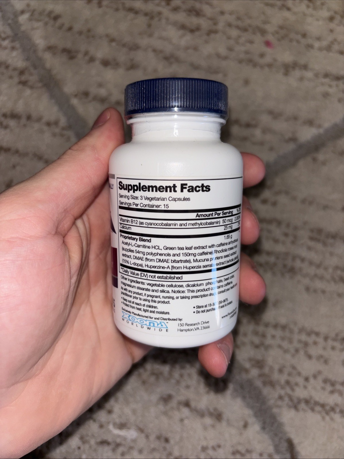 Focus Up For Memory, Concentration, Mood ,Mental Energy . Xooma pre workout