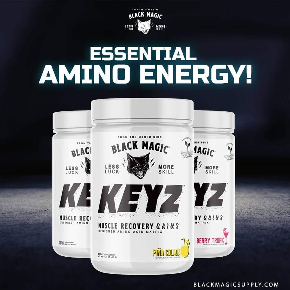 Black Magic Supply Keyz BCAA EAA Amino Acid Blend Recovery Hydration 30 Servings