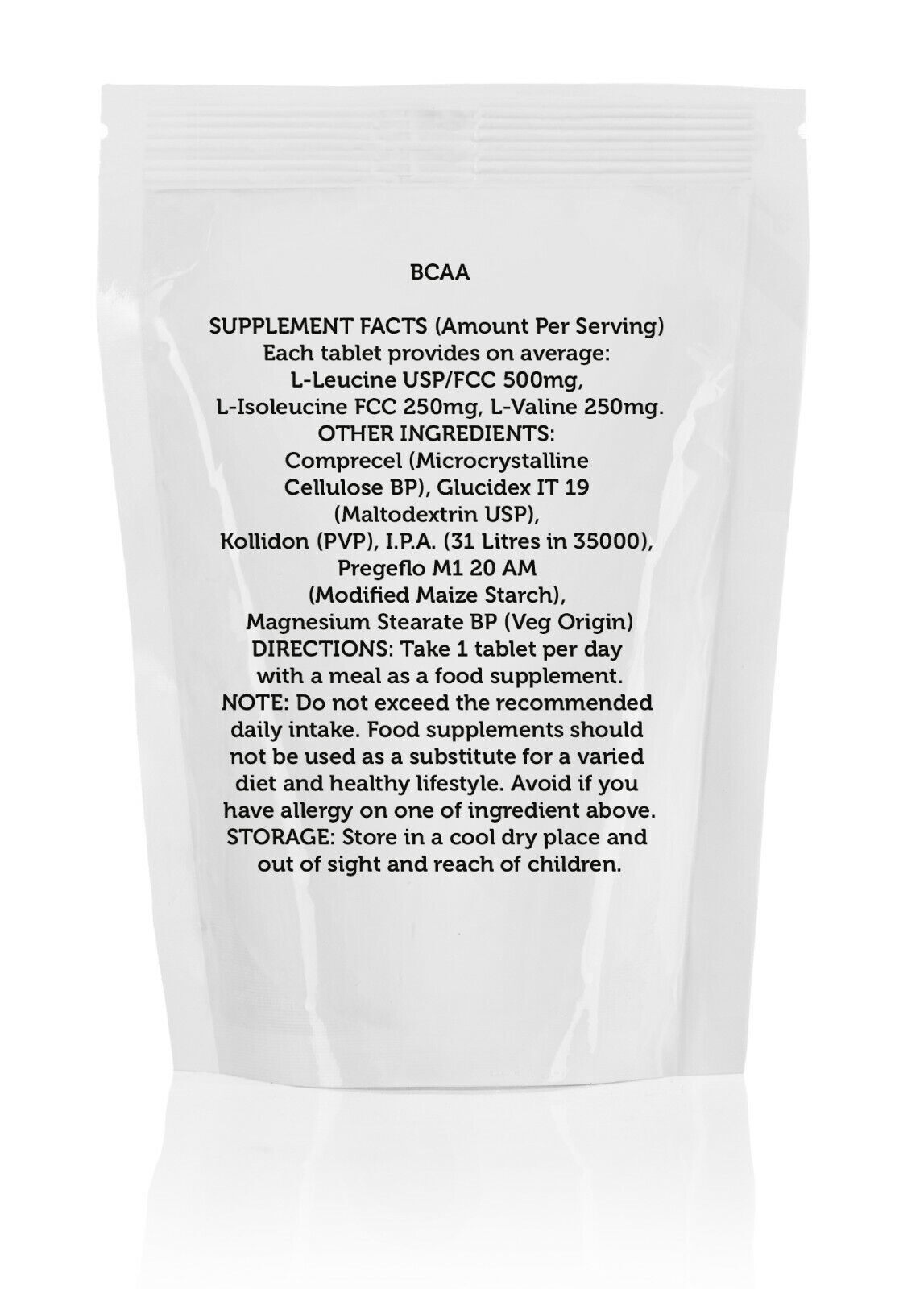 BCAA 1000mg Leucine isoleucine valine 30/60/90/120/180/250/500/1000 Tablets UK