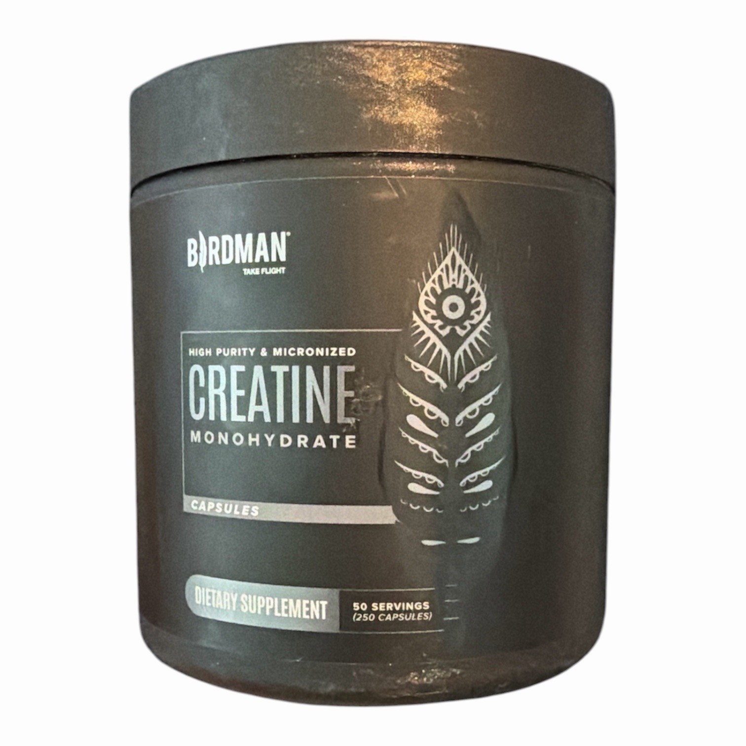 BIRDMAN Micronized Creatine Monohydrate 250 Capsules Exp 6/27