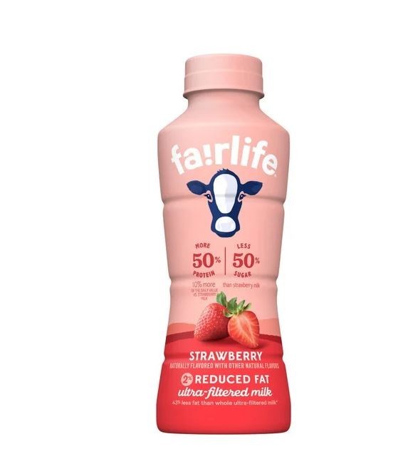 Fairlife 2% Ultra-Filtered Milk Strawberry – High Protein 23g – 14 Fl Oz 3pack