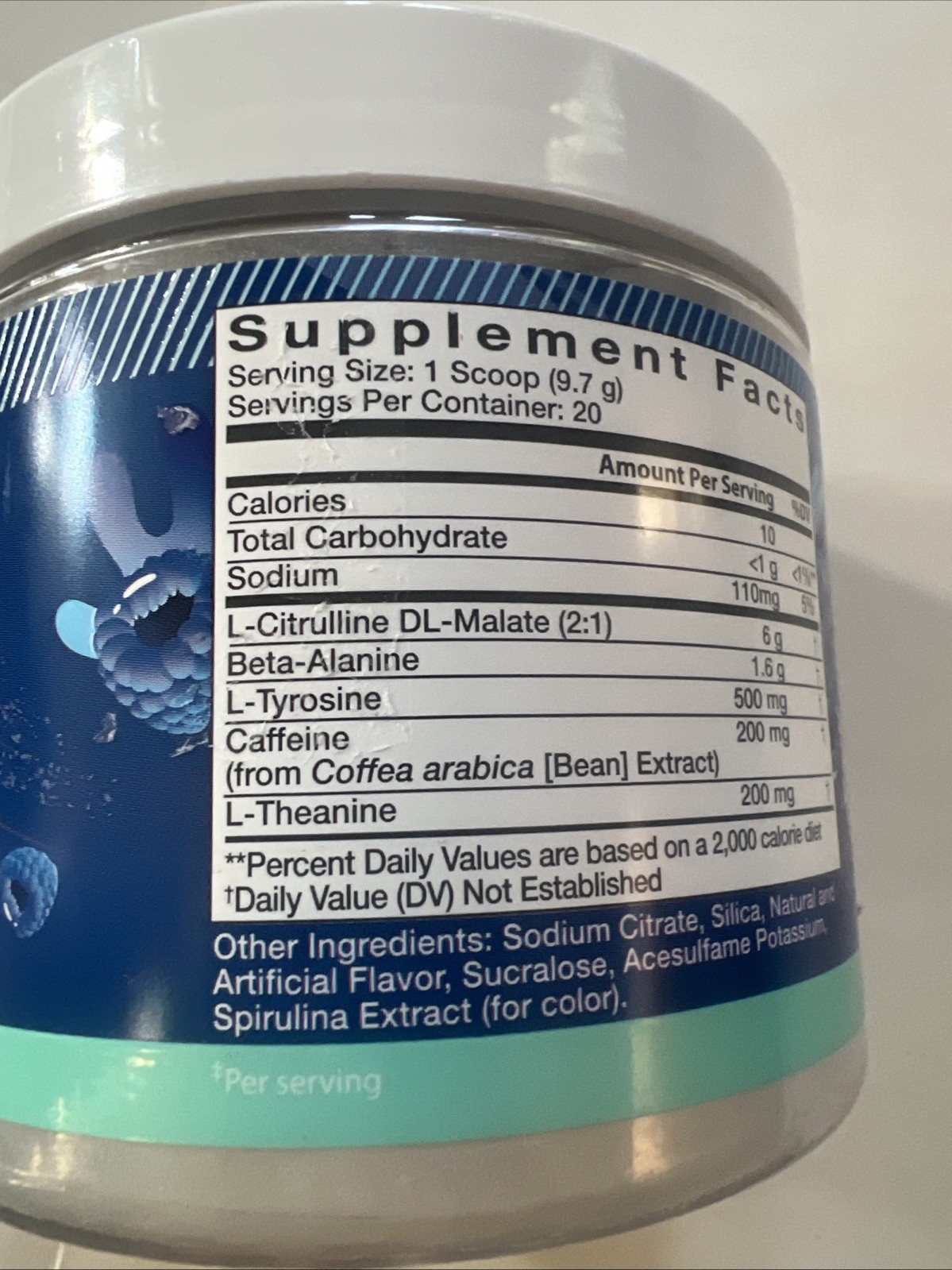 Alani Nu Pre-Workout Breezeberry 6.8 oz 20 Servings Exp 5/26 NEW
