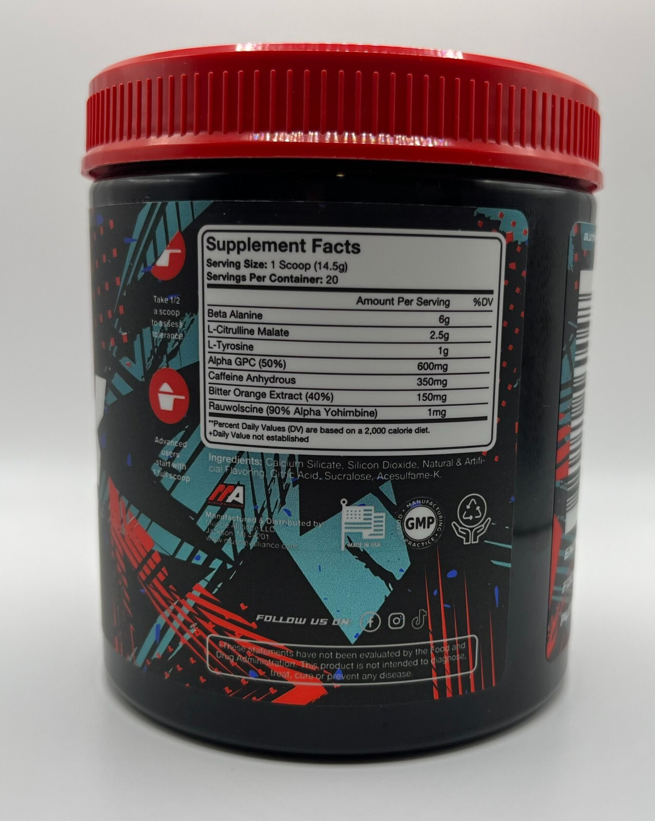 CRANK-FX Preworkout Cherry Banger Flavor